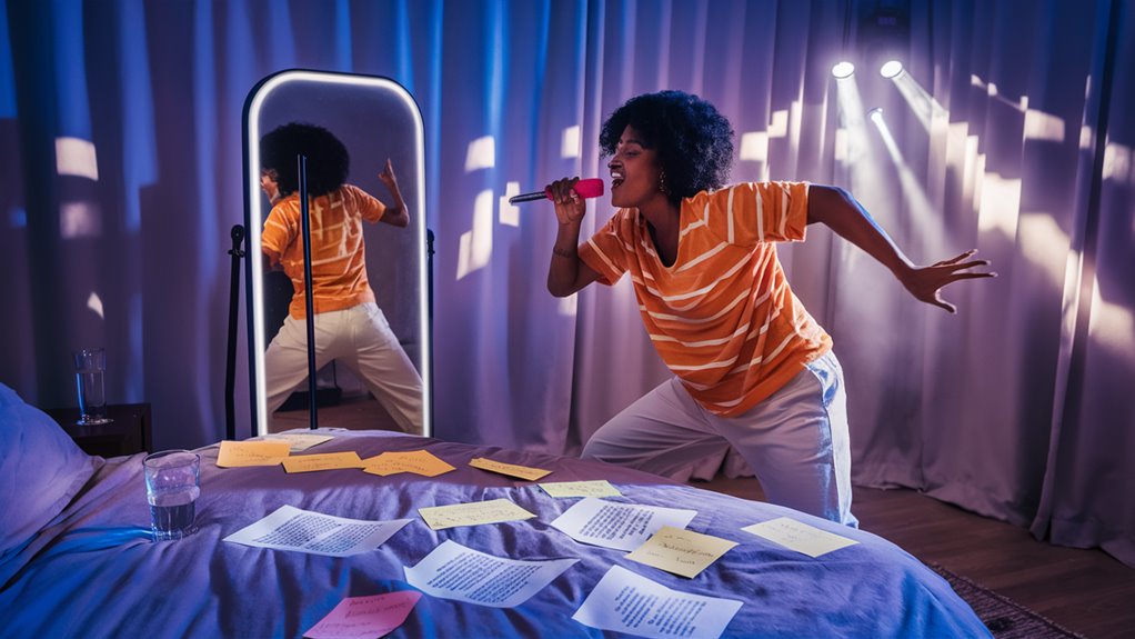 practice songs before singing