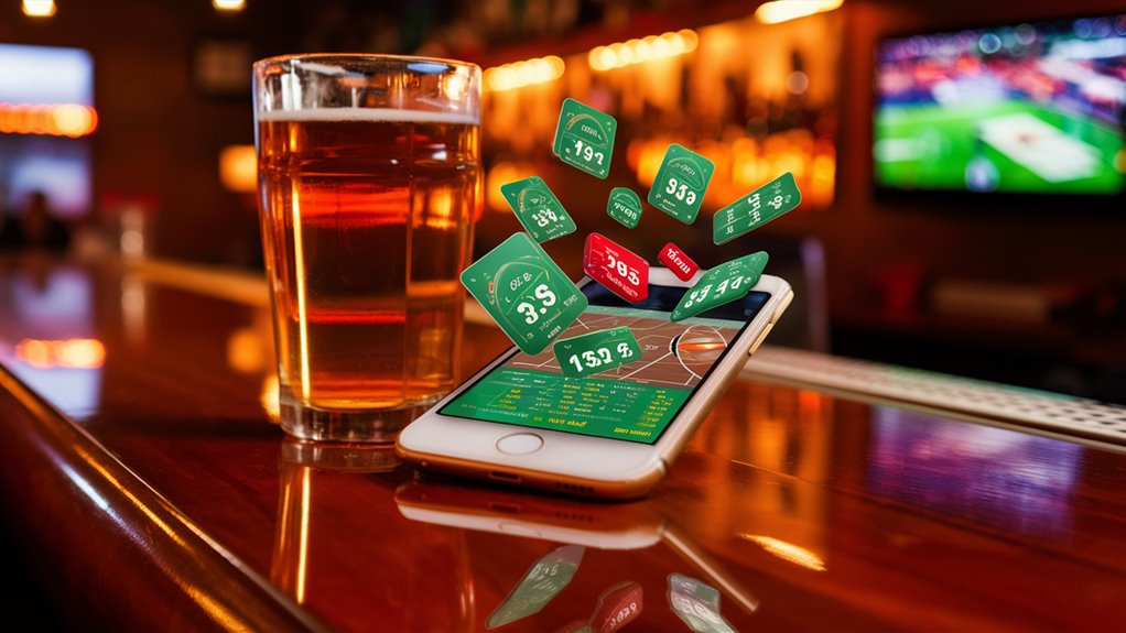 real time sports gambling action