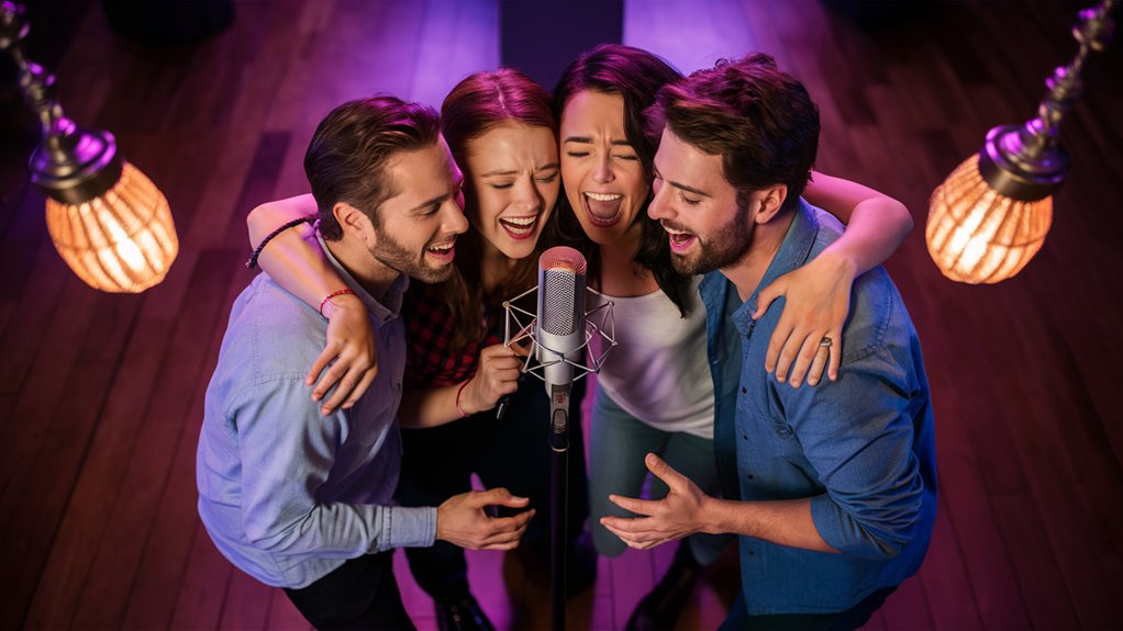 sing love songs together