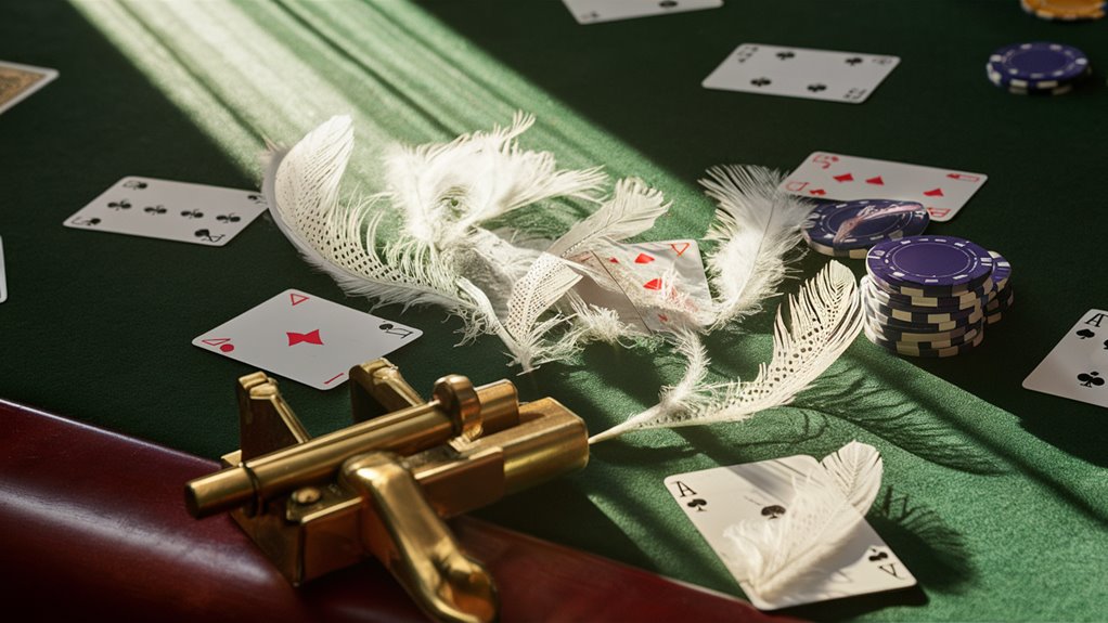 tying down feather bets