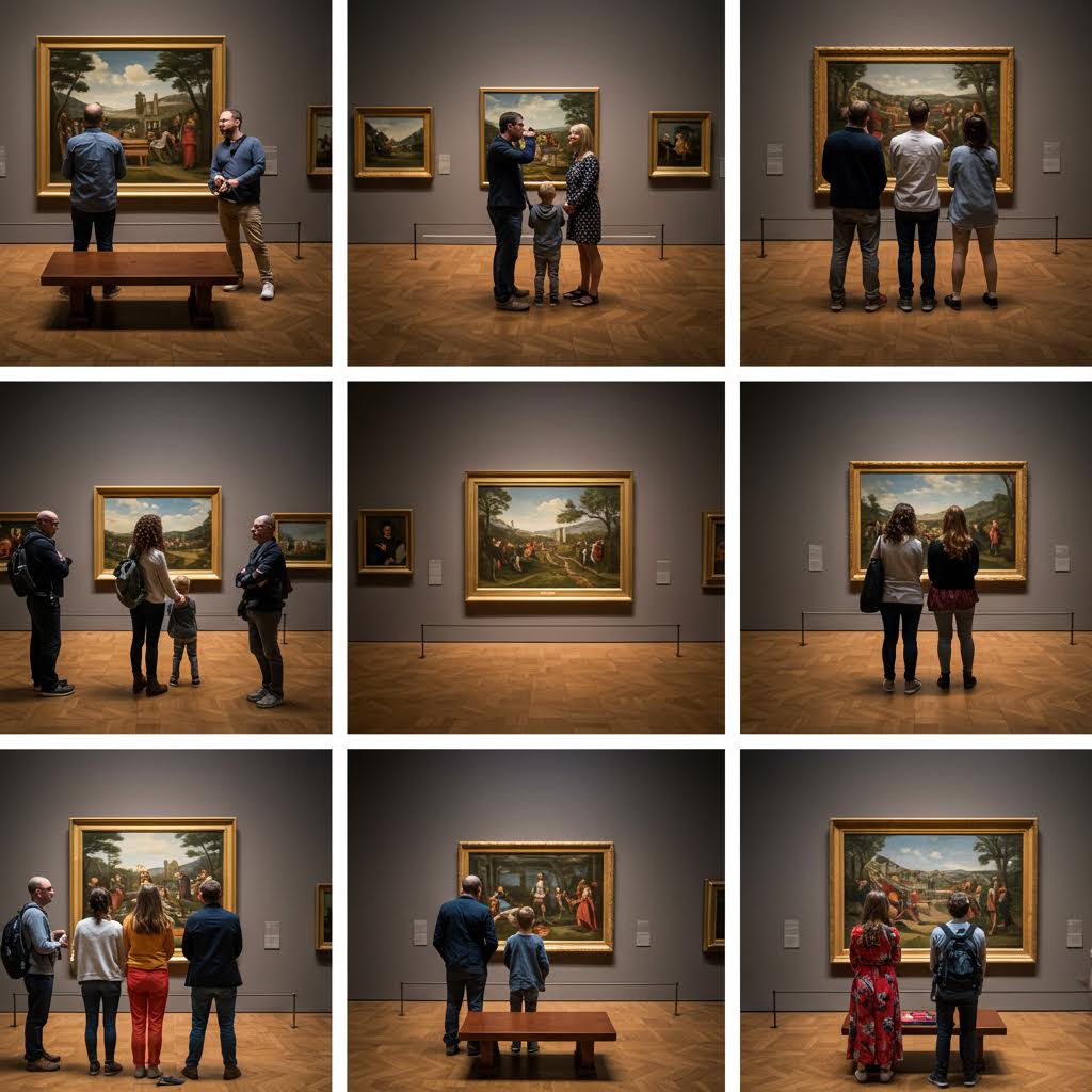 전시 공간의 조용한 풍경 안에서 검증과 보호의 의미로 스쳐 지나가는 온카스터디 이미지