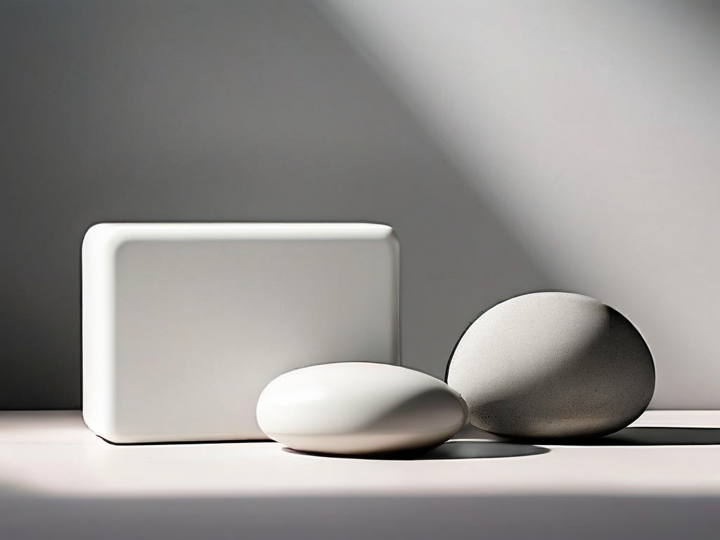 Smooth polished storage block with sealed lid on stone counter, representing a digital background removal tool interface metaphor.
